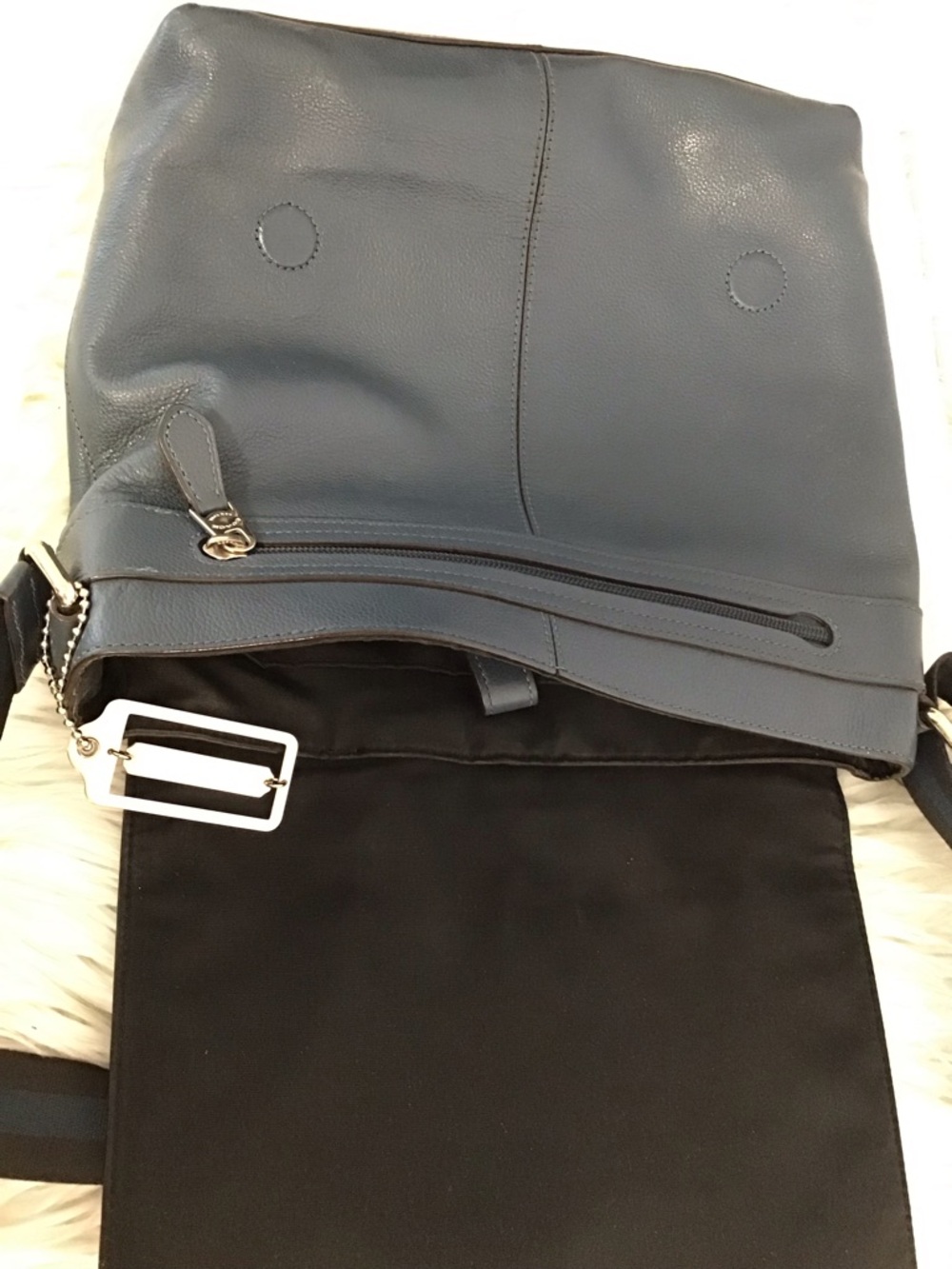 COACH F72362 CHARLES MESSENGER IN SPORT CALF LEATHER BAG CROSSBODY - Picture 12 of 16